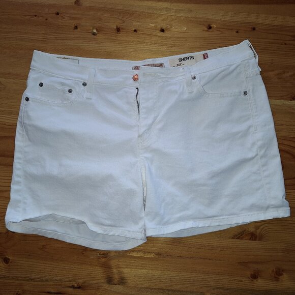 Levi's Pants - Levi's White Jean Shorts